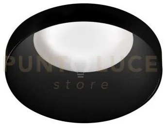 Gfa1161- faretto ad incasso tondo 1 luce attacco gu10 d.7,2cm allum...