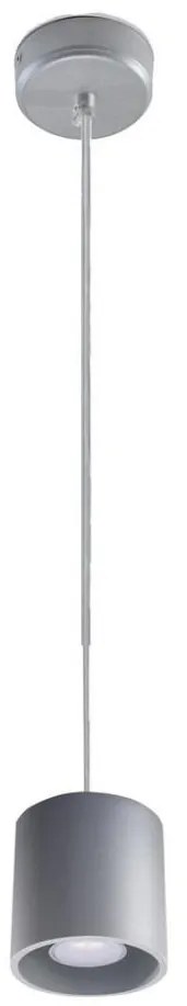 Lampadario a sospensione con filo ORBIS 1 1xGU10/40W/230V grigio