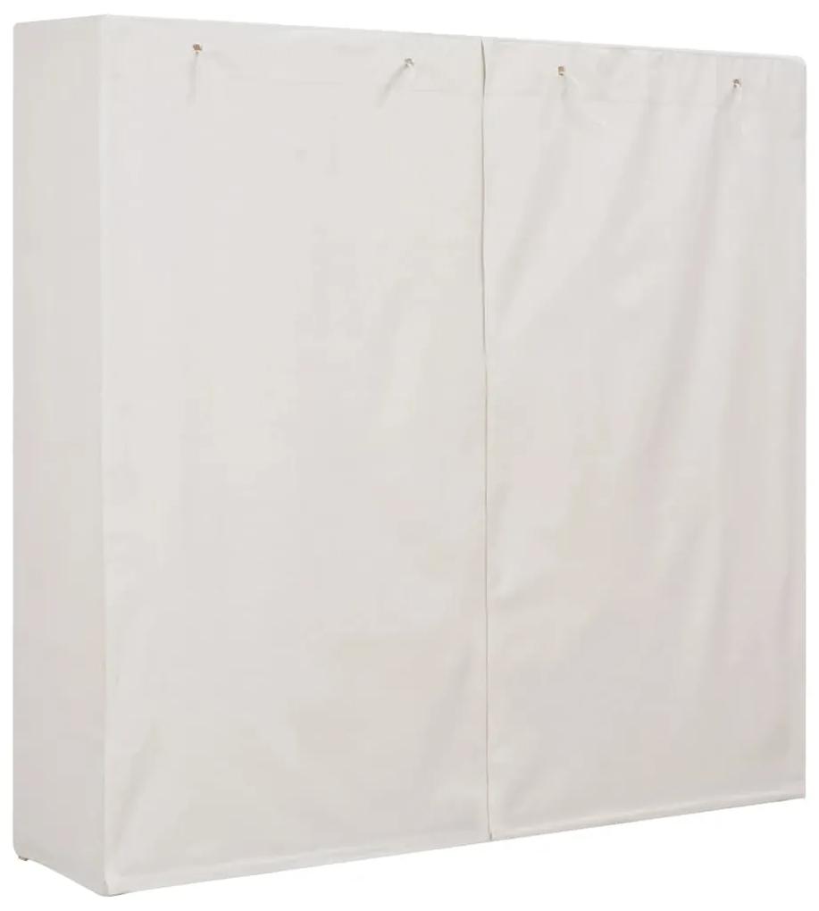 Armadio Bianco 173x40x170 cm in Tessuto