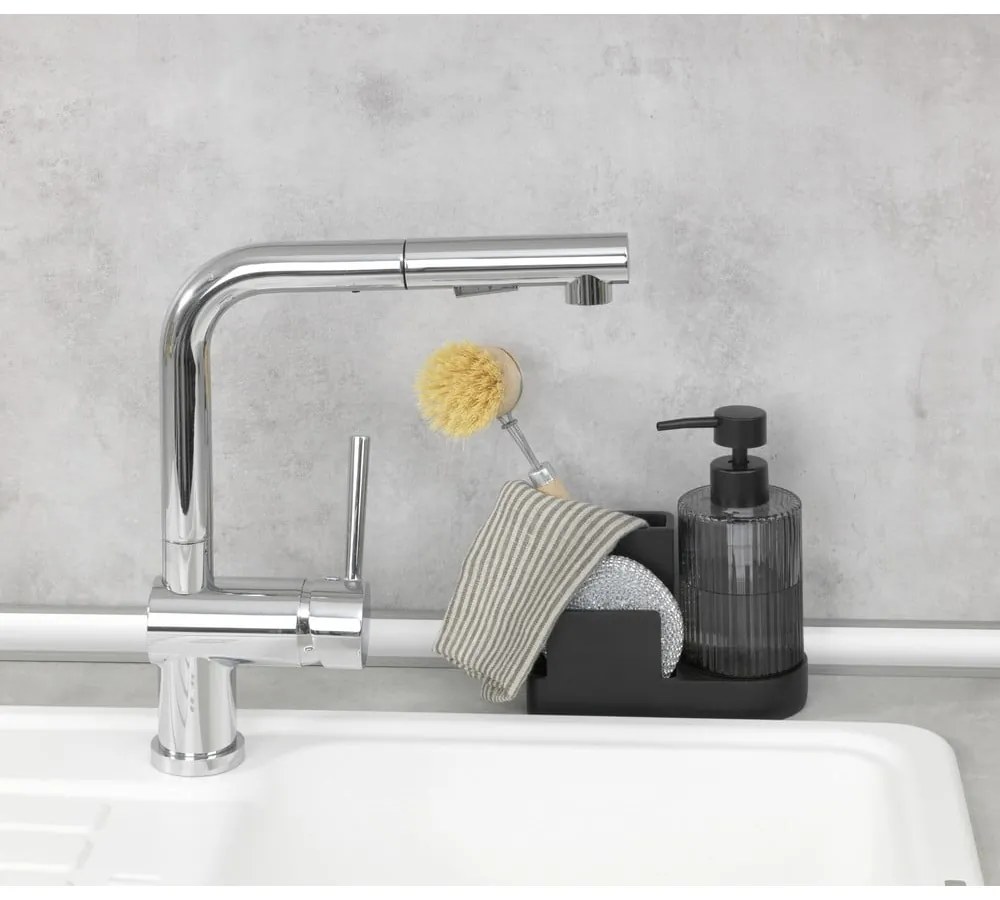 Supporto per detersivo nero in poliresina Pina – Wenko