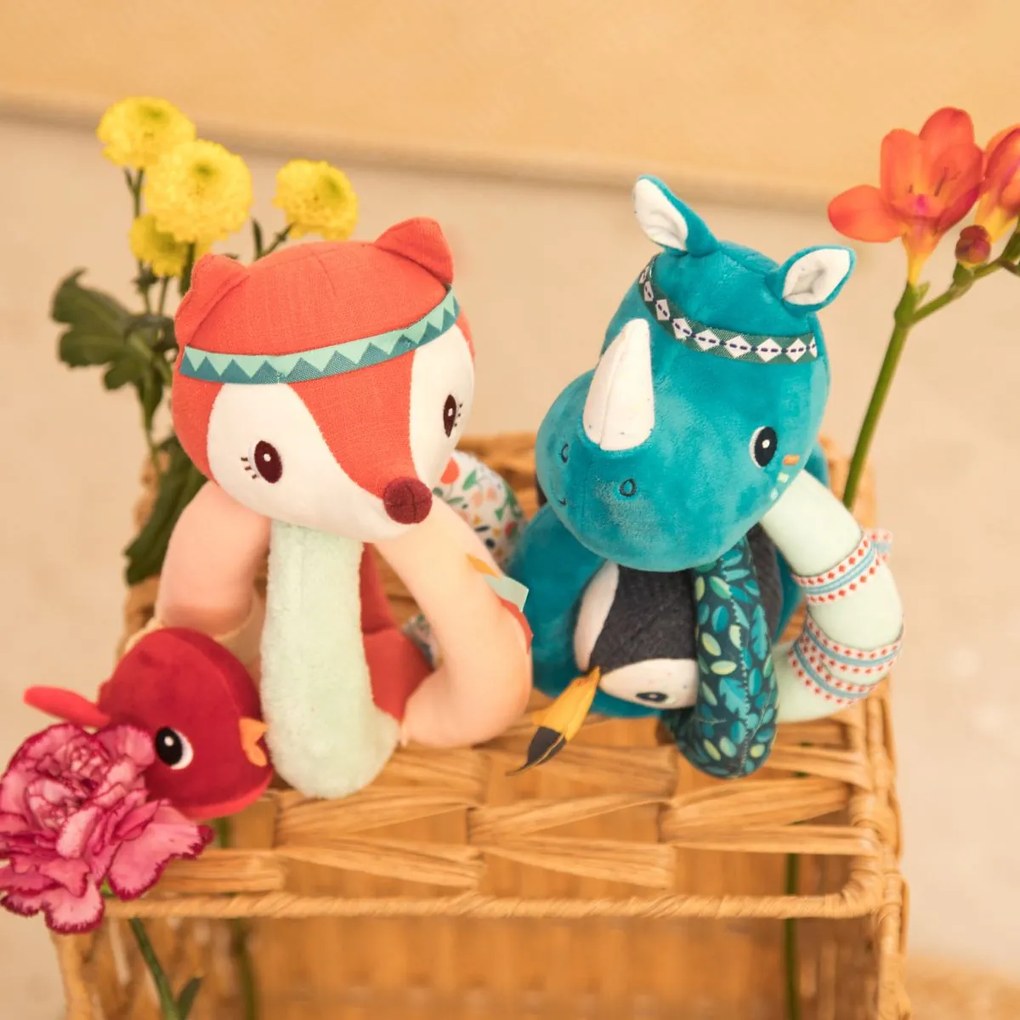 Lilliputiens - Sonaglio - Volpe Alice e ucello rosso