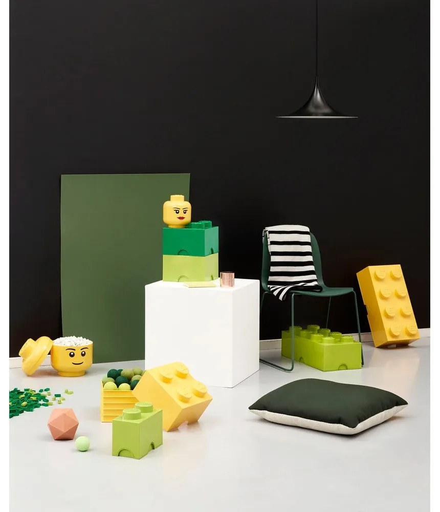 Scatola doppia di stoccaggio verde - LEGO®