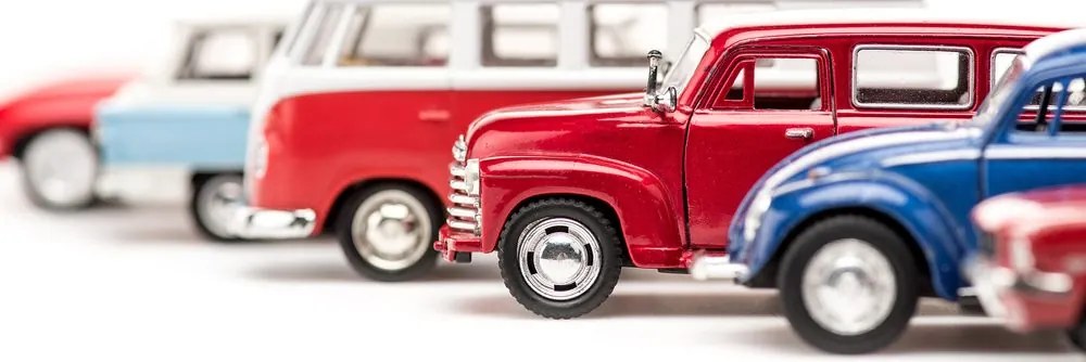 Stampa su tela – Modelli di auto colorati