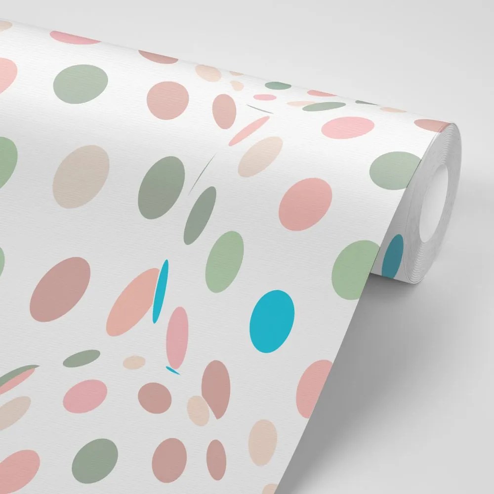 Carta da parati – Illusione di sfere colorate