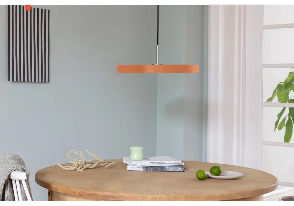Lampada a sospensione LED arancione con paralume in metallo ø 43 cm Asteria Medium - UMAGE
