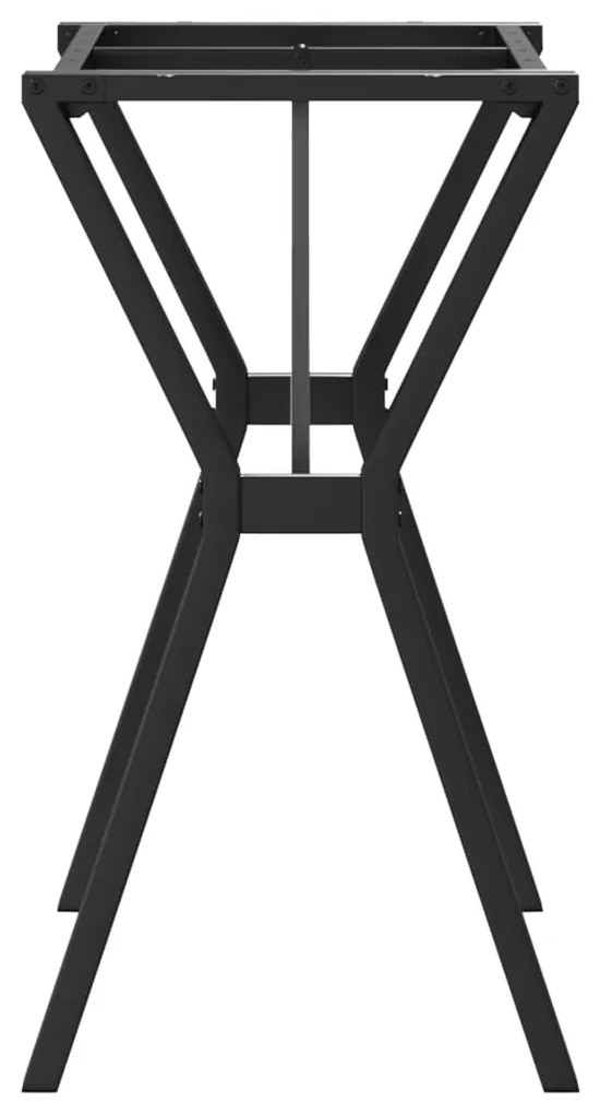 Telaio gambe a y per tavolo da pranzo 80x40x73 cm in ghisa