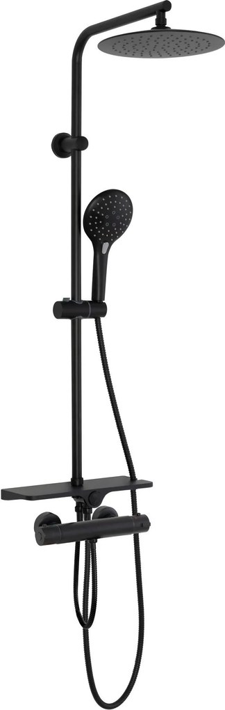 Set doccia con termostato Rea MIKE Black