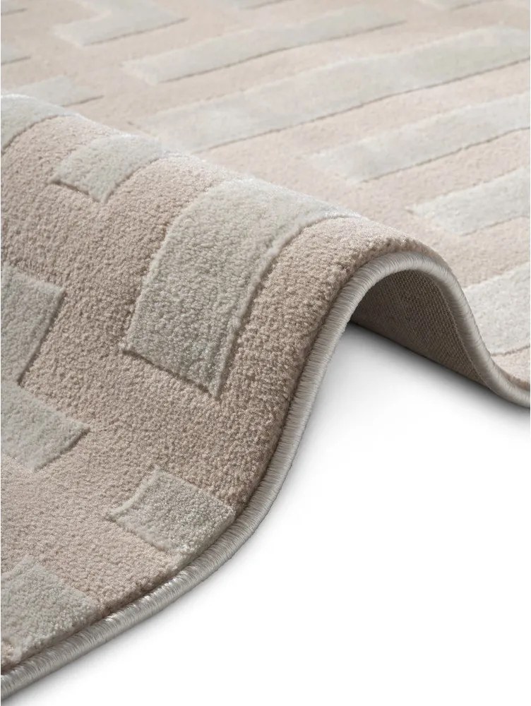 Passatoia beige 80x240 cm Perles Onyx – Elle Decoration