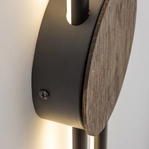 Brilagi - Lampada da parete LED WOODY COLLINE 15W 230V 80 cm rovere/noce