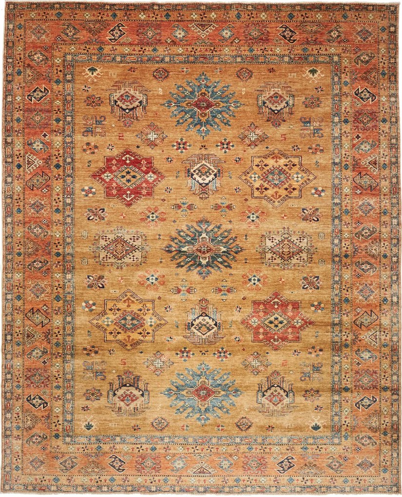 Kazak Tappeto orientale 250x310 Giallo (Pakistan) Annodato A Mano