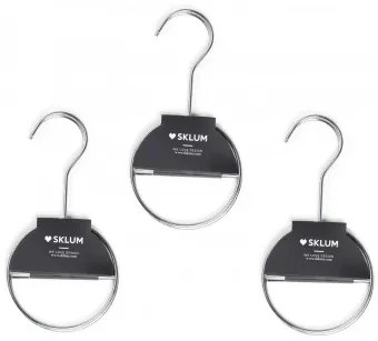 Set di 6 grucce Metalliche per Accessori Gärde Acciaio - Sklum