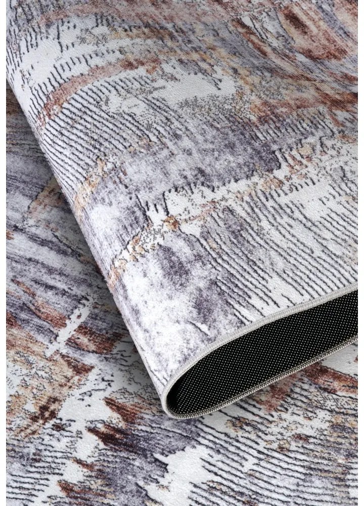 Tappeto grigio 200x290 cm Malard Copper Gold - Elle Decoration