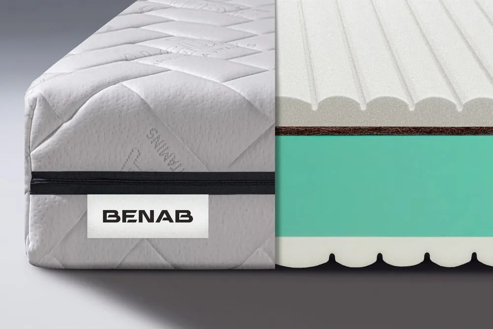 Materasso bifacciale in schiuma media/straordinaria 160x200 cm BuonaNotte HR BIO - BENAB