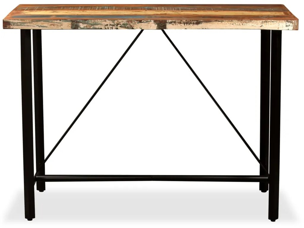 Set da bar 5 pz in legno massello di recupero