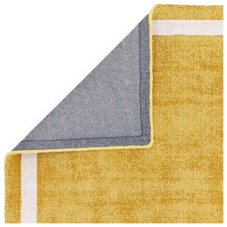 Tappeto in lana giallo ocra tessuto a mano 200x300 cm Albi - Asiatic Carpets