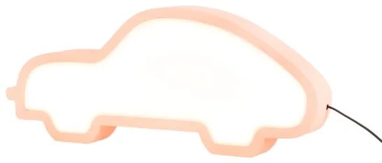 Lampada da tavolo LED per bambini CAR LED/11W/230V rosa