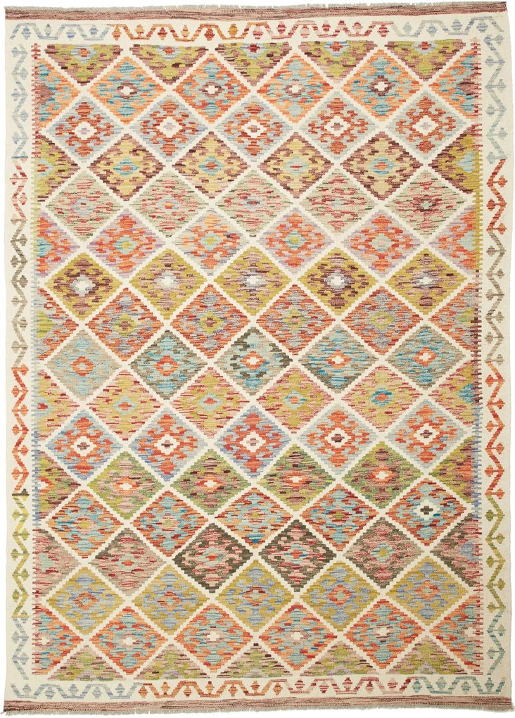 Kilim Tappeto 240x170 (Pakistan) Tessuto A Mano