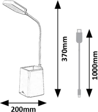 Rabalux 74245 - Lampada da tavolo LED dimmerabile ARVID LED/6W/230V 5000K rosa