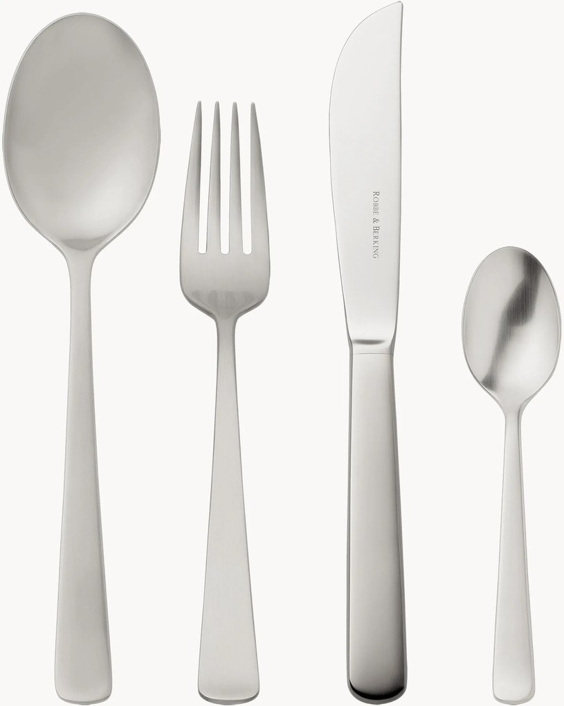 Set di posate fatte a mano lucidate a specchio Atlantic, varie misure