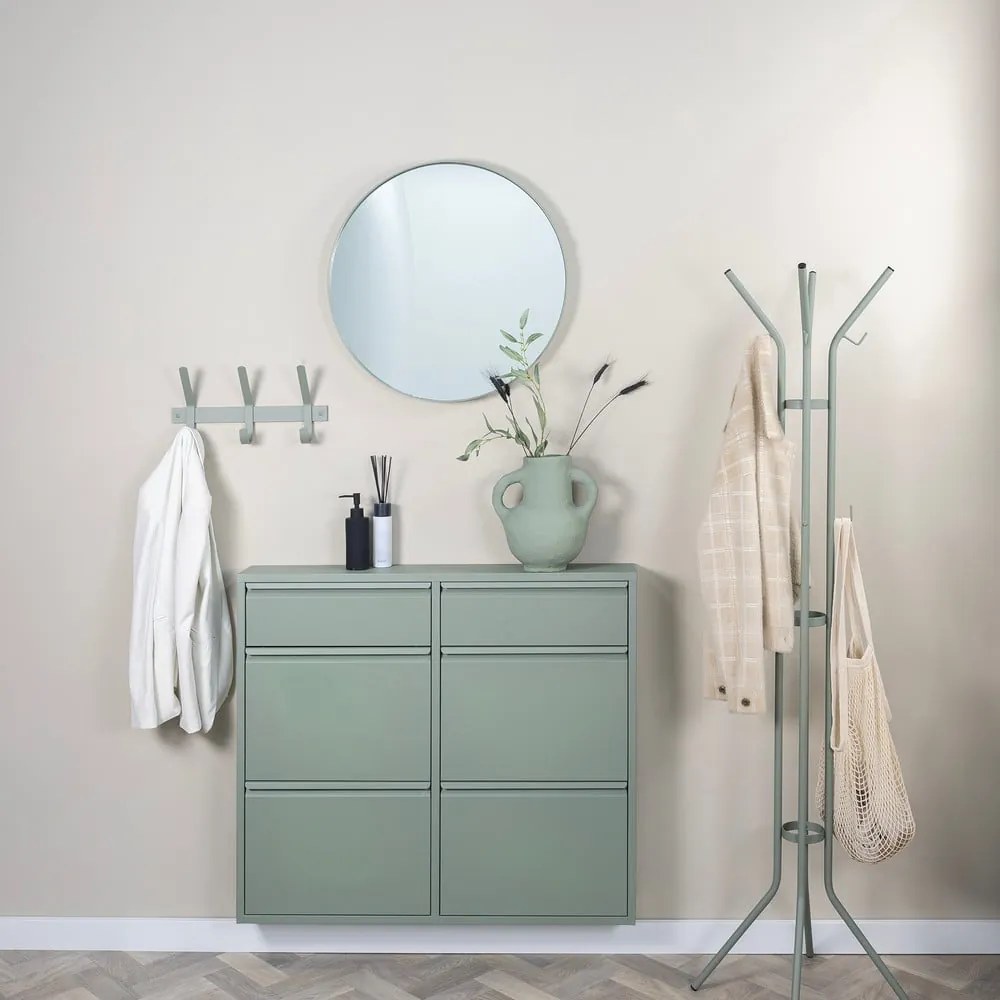 Appendiabiti verde polveroso in metallo ø 40x170 cm Jessy – Spinder Design