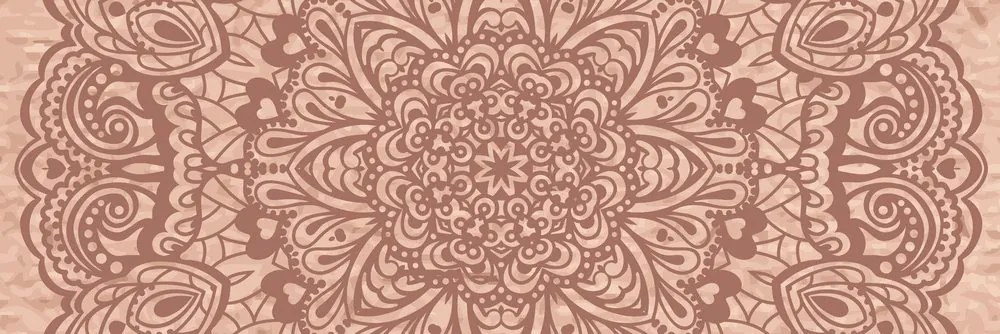 Quadro su tela – Mandala floreale