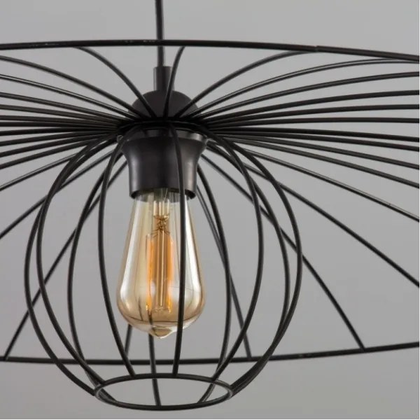 Lampadario a sospensione con filo BARBELLA 1xE27/60W/230V diametro 80 cm