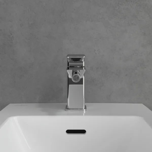 Villeroy & Boch TVB11200100061 - Miscelatore per bidet + scarico SUBWAY cromo lucido