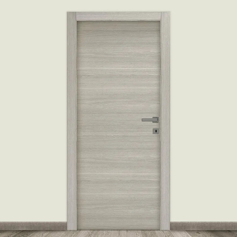 Porta battente Flint rovere grigio L 60 x H 200 cm reversibile