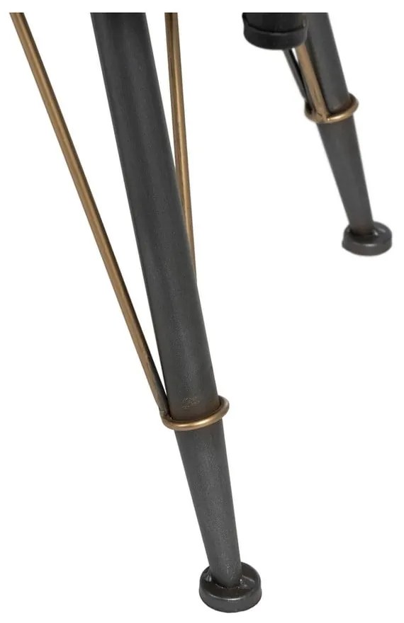 Vetrina in metallo nero 58x150 cm Brick - Ixia