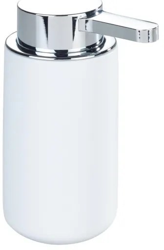 WENKO 54655100 - Dispenser per sapone WOYA 250 ml bianco/cromo lucido