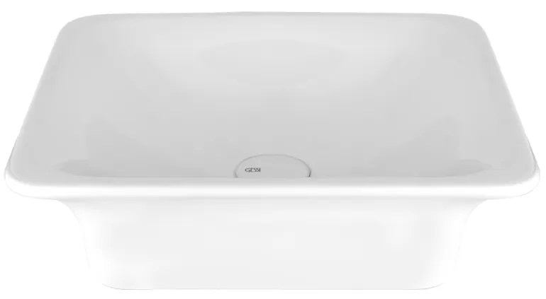 Lavabo Da Appoggio In Ceramica Bianco lucido Ispa 42001 Gessi