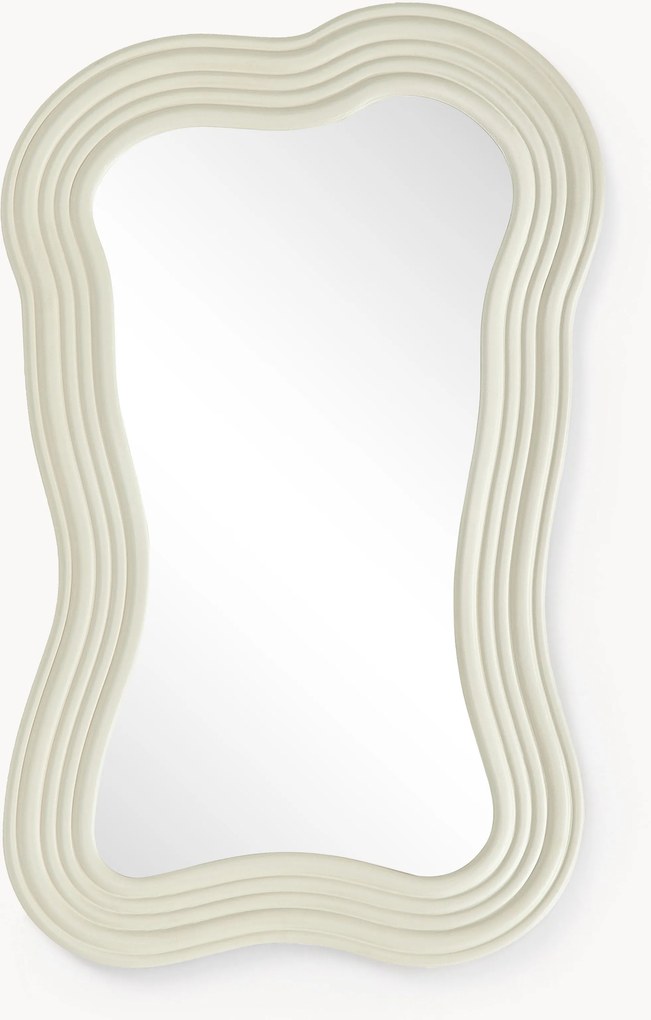 Specchio da parete con cornice ondulata Cosimo