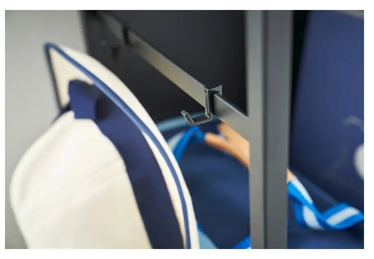 Scaffale in metallo nero con rotelle 42x60 cm Tower - YAMAZAKI