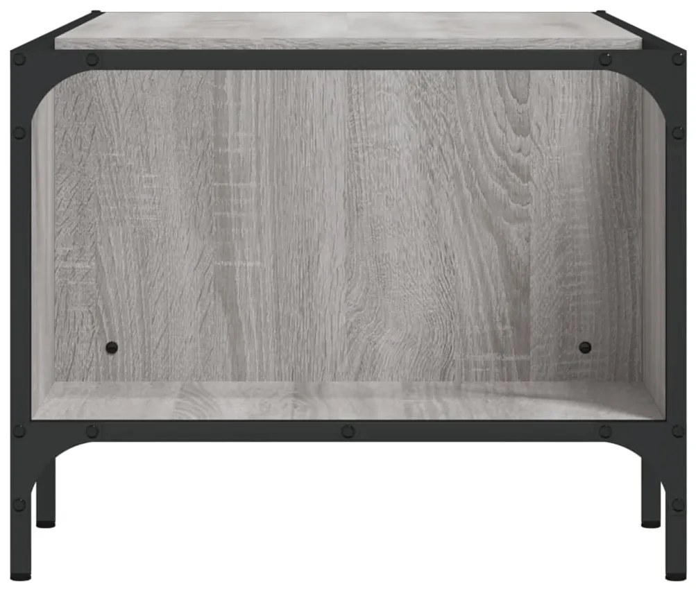 Tavolino salotto ripiano grigio sonoma 100x51x40cm multistrato