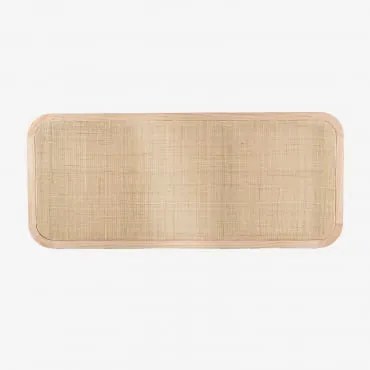 Testiera Per Letto Reyna Da 135 Cm E 150 Cm Marrone Legno Naturale & 135 Cm - Sklum