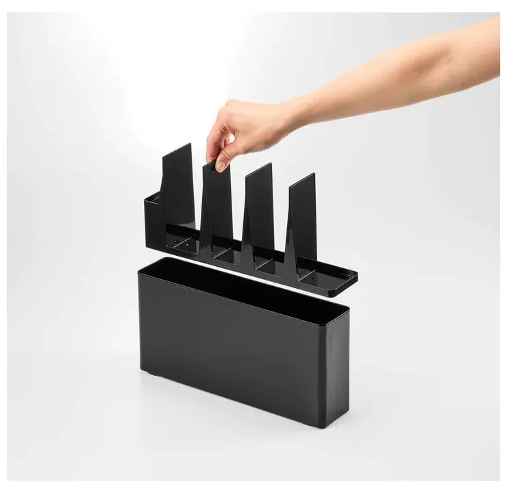 Supporto in metallo per stoviglie da cucina Tower - YAMAZAKI