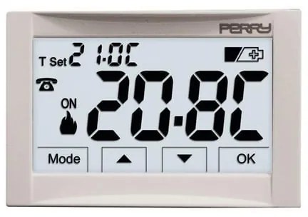 Termostato PERRY Touch bianco