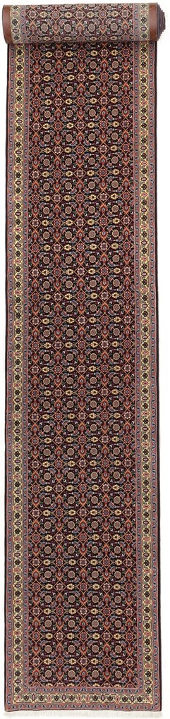 Tabriz Tappeto persiano 80x590 (Iran) Annodato A Mano