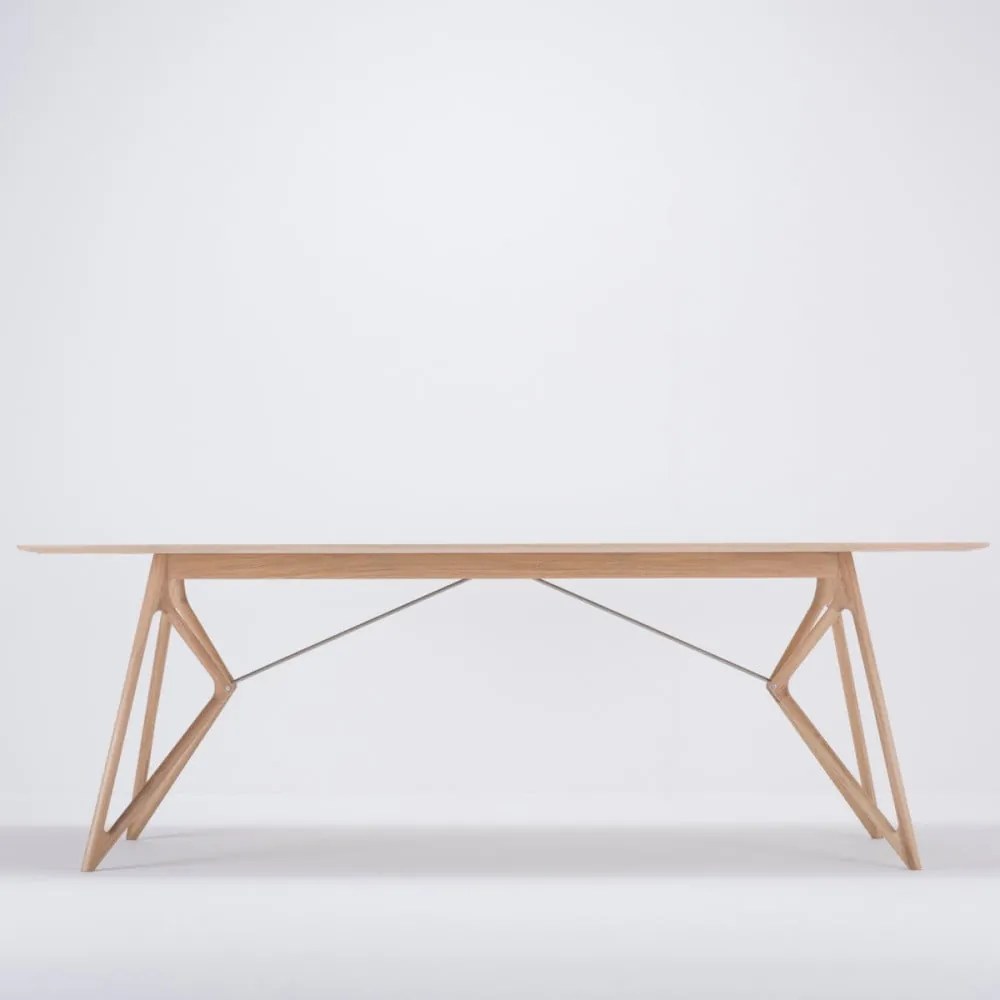 Tavolo da pranzo con piano in rovere 220x90 cm Tink - Gazzda