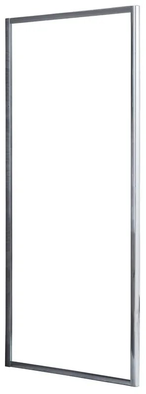 Lato fisso per box doccia L 70 x H 185cm, Sp. 4 mm vetro vetro senza finitura / trasparente profilo in alluminio