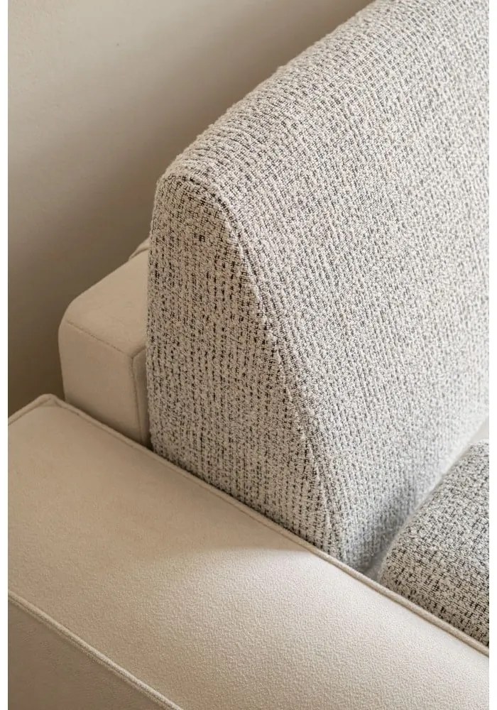 Divano beige allungabile 237 cm Wilson – Miuform