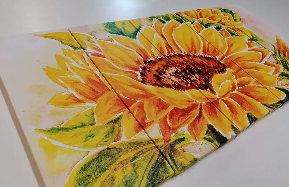 Quadri 5 pezzi – Girasole splendido