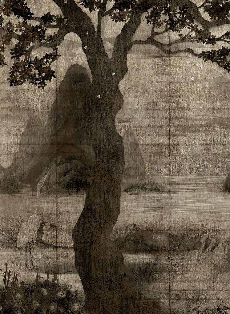 Coordonne Carta da parati panoramica Zilant - Sepia