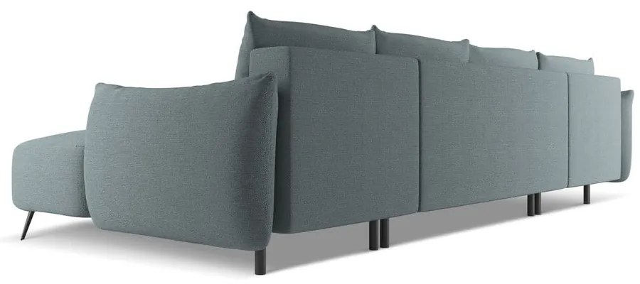 Divano angolare azzurro Malie – Makamii