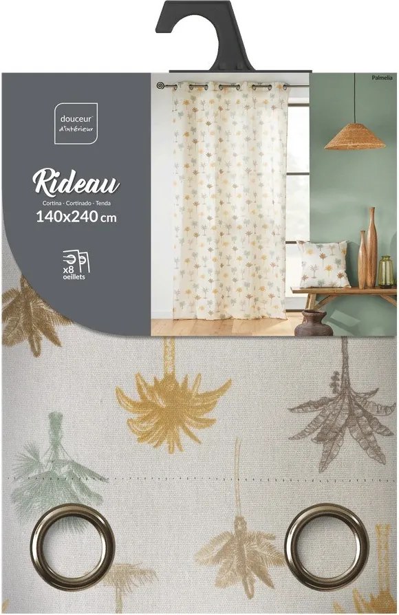 Tenda beige 140x240 cm Palmelia – douceur d'intérieur