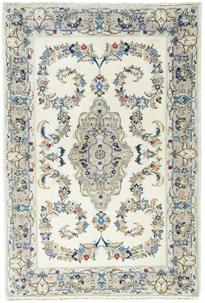 Kashan Tappeto persiano 150x100 Beige (Iran) Annodato A Mano