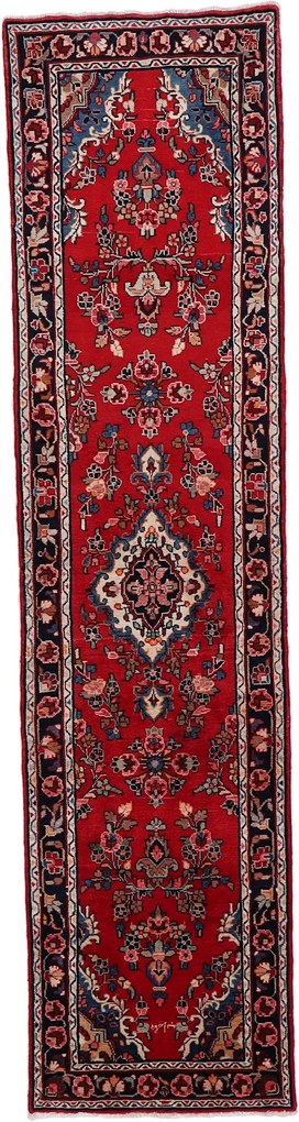 Moud Tappeto persiano 340x90 (Iran) Annodato A Mano