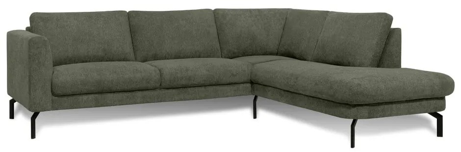 Divano angolare verde scuro (angolo destro) Gomero - Scandic