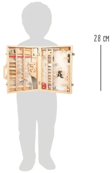 Small Foot - Valigetta con attrezzi in legno Deluxe