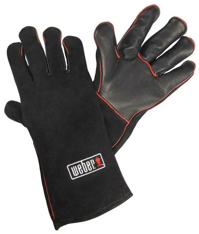 Guanti in cuoio x barbecue 17896 - Weber